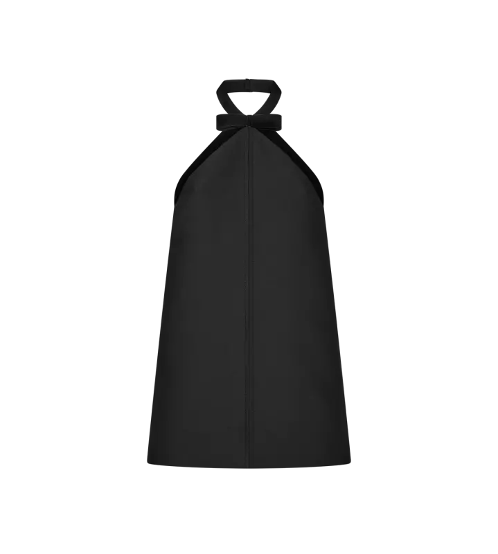 MINI COCKTAIL DRESS WITH BOW DETAIL BLACK online